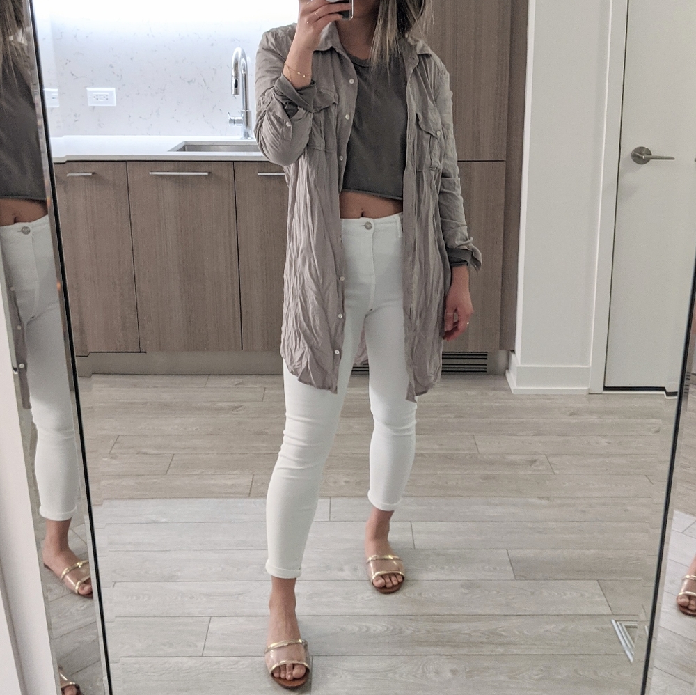 Wilfred Free Veronika Crinkle Shirt Dress